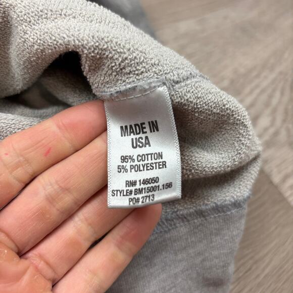 Buck Mason French Terry Raglan Sweatshirt Pullover Men's M Minimalist Americana - Picture 7 of 9